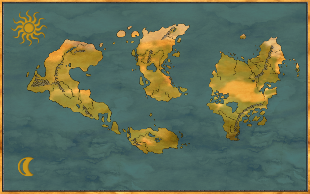 Världskarta Yddrios